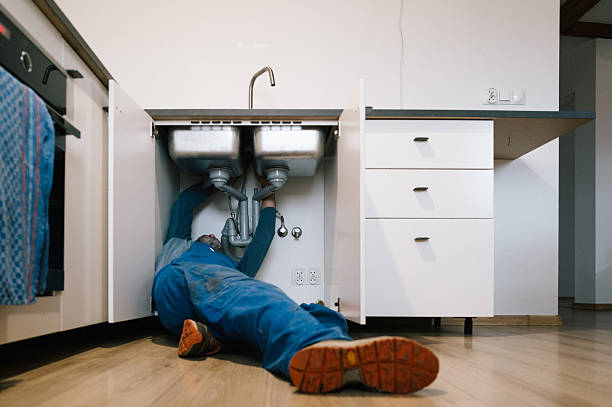 Professional Drain Cleaning technician working in Northfield, OH